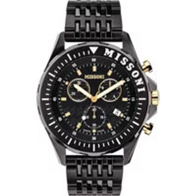 Missoni, Watches, male, Black, ONE SIZE, Swiss New Chrono Sporty Elegance Watch