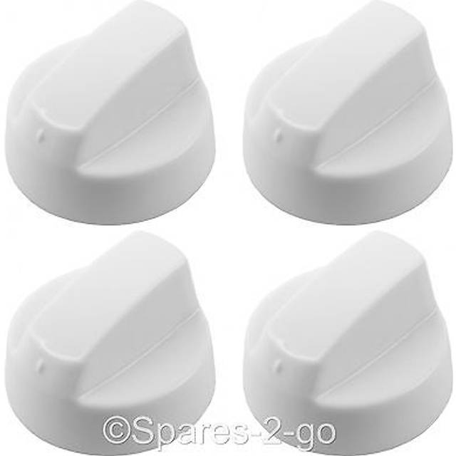 4 x hotpoint indesit ariston cooker oven hob white control knobs & adaptors