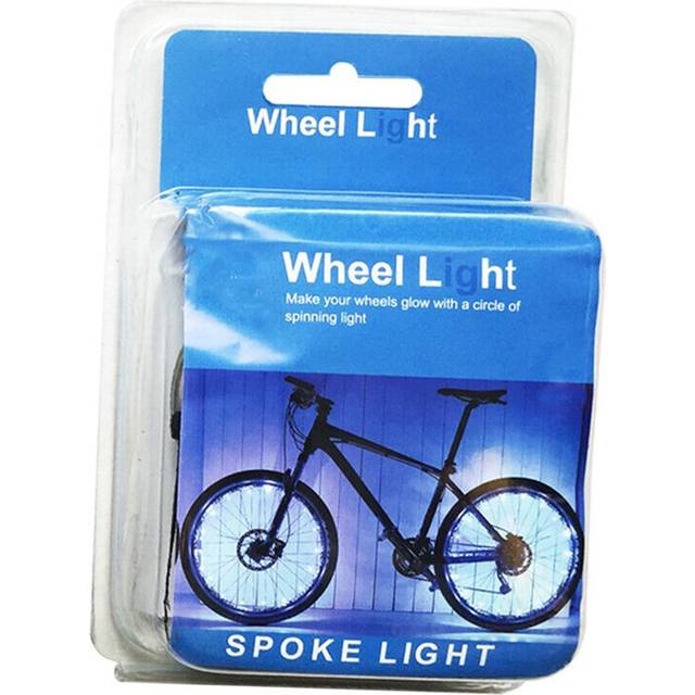 (a-AAA blue) Mountain Road Bike Light Cycling Spoke Wheel Lamp Bike Accessories Bicycle Accessories 20 LED Colorful Bicycle Lights