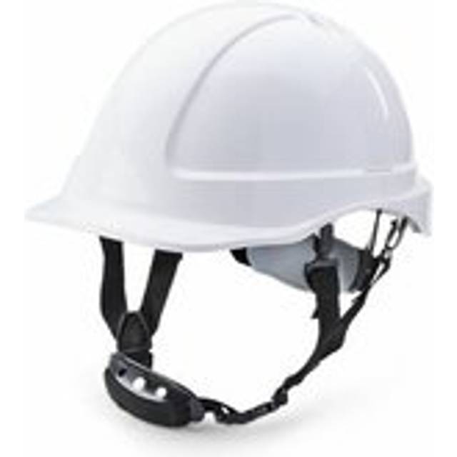 Beeswift B-Brand Reduced Peak Industrial Safety Helmet White BBSHRPW