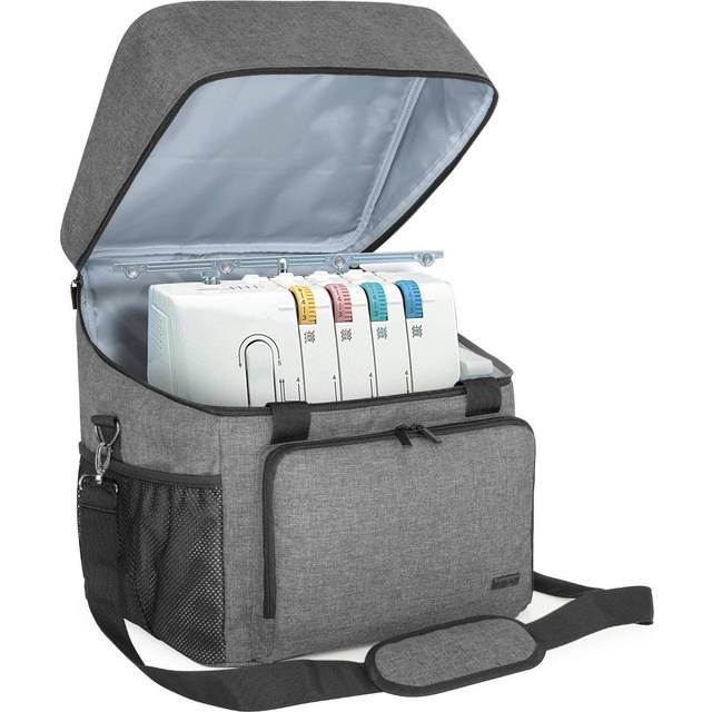 LUXJA Serger case for Most Standard Overlock Machines  Serger Bag with