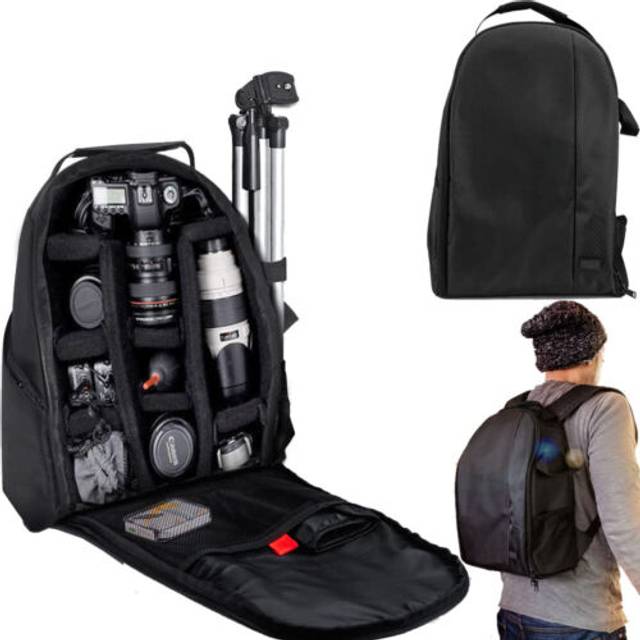 USA Gear US78866 Digital SLR Camera Backpack with Laptop Compartment , Rain Cover , Lens Storage