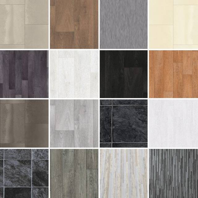 Tarkett wood effect vinyl cushion flooring waterproof kitchen bathroom lino