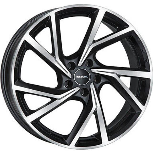 MAK Kassel Black Machined Face 8x19 5/114,3 ET40 B76 (8x19 5/114,3 ET40 B76)