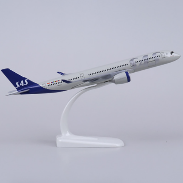 (A350 sas) 20CM 1:400 Scale A350 SAS Airlines Airplanes Plane Aircraft Alloy Model