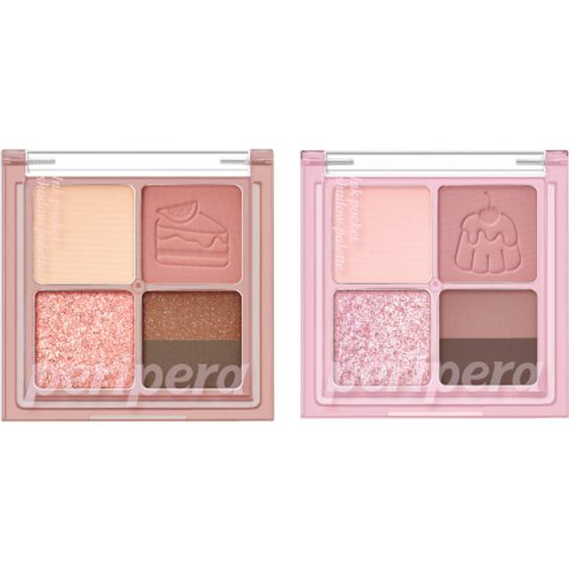peripera - Ink Pocket Shadow Palette Soda Café Collection - 2 Colors #05 Fig Scents of Autumn