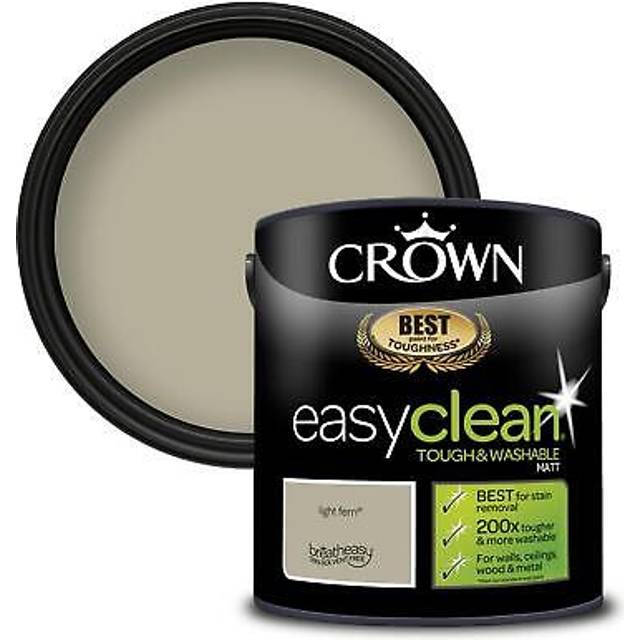 Crown easyclean® Matt Emulsion Light Fern 2.5L
