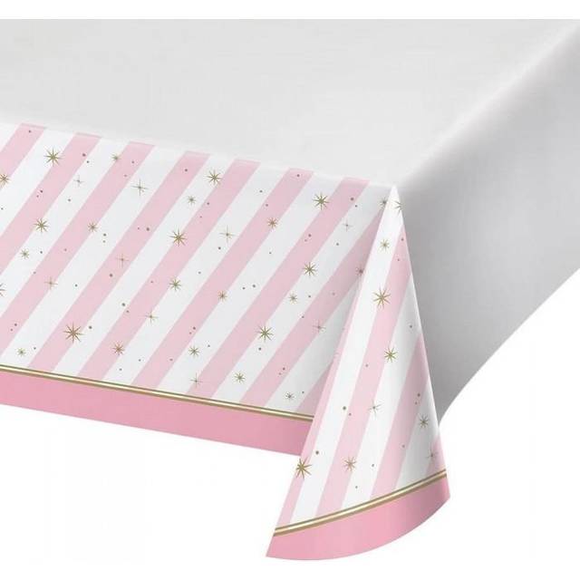 Creative Party Oklahoma Sooners Plastic Striped Party Table Cover