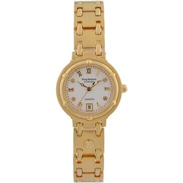 Krug-Baumen 5116DL Ladies Charleston Diamond Watch - Gold