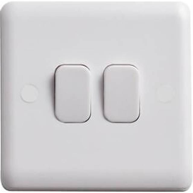 Deta Vimark 2G Curve Plate With 10A Switch 2 Way