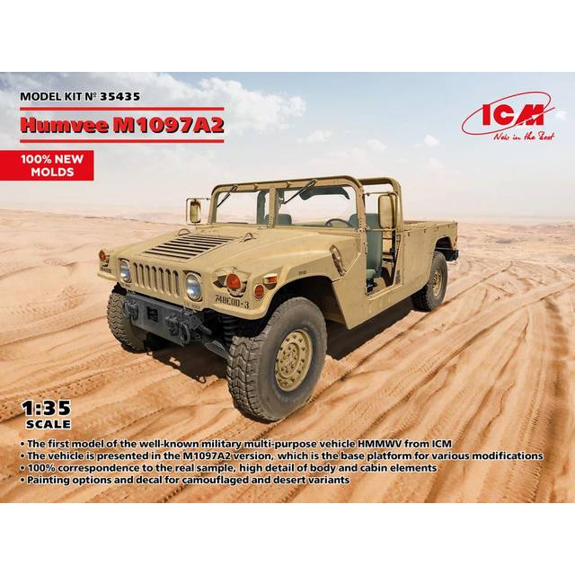 ICM35435 - ICM 1:35 -Humvee M1097A2 (100%new molds)