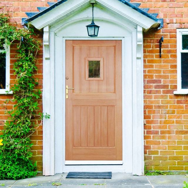 Liberty Doors Hardwood External Unfinished 1 Light Clear Glass Stable Door - 1981x762x44mm (78&apos;&apos;x30&apos;&apos;) (EXTHWSTBCG30) Size (Height