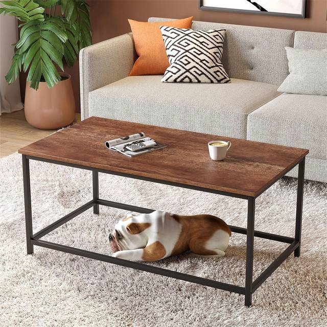 Alikee Coffee Table - Brown (45cm H X 50cm W X 100cm D)