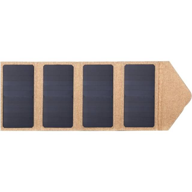28W Foldable Solar Panel Charger With 5V 2.9A Max Dual Usb Ports(Yellow)