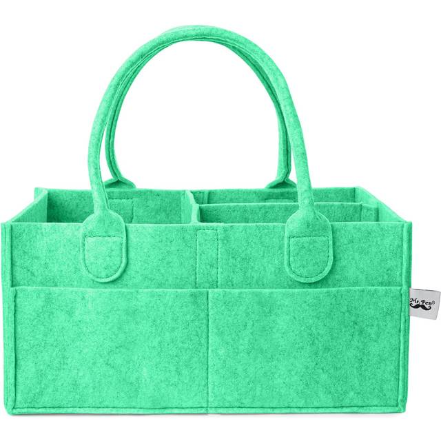 Mr. Pen- Baby Diaper Caddy Organizer  Green  Baby Organizer  Car Diaper Caddy  Baby Caddy Organizer  Portable Diaper Caddy  Diaper Organizer for Chang