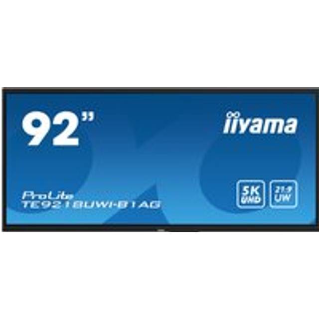 IIYAMA TE9218UWI-B1AG 92inch UW5K 5120x2160 iiWare11 Android 13 50-Points PureTouch IR+ with zero bonding VA panel