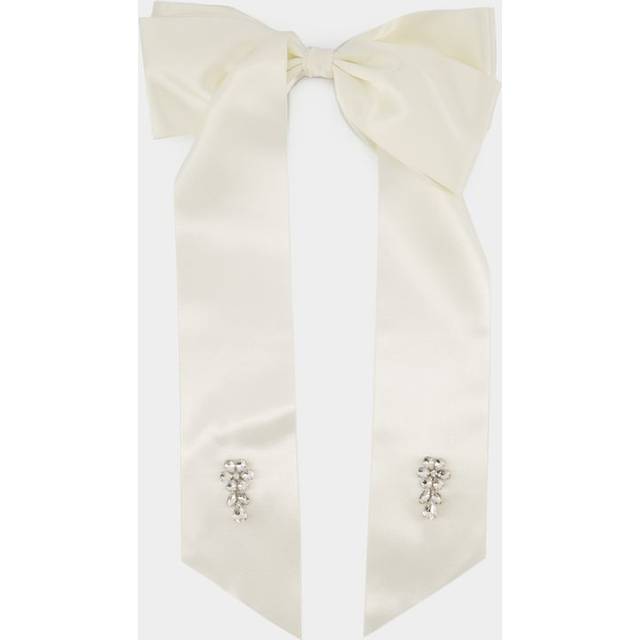 Simone Rocha, Hair Accessories, female, Beige, ONE SIZE, Pearl Flower Hair Clip - Ivory