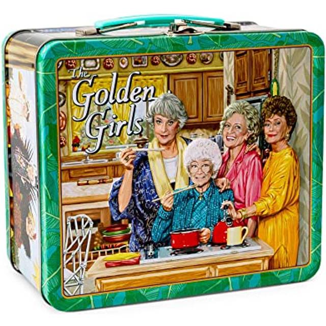 The Golden Girls Cast Retro Metal Tin Lunch Box Tote | Toynk Exclusive