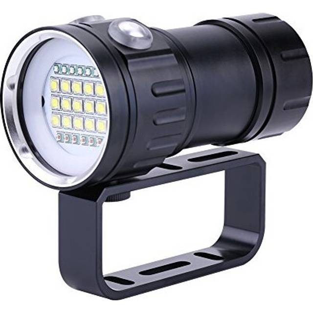 Diving Flashlight 18000 Lumen IPX8 Scuba Dive Lights 500M Underwater LED Flashlight Submersible Lights for Outdoor Under water Sports