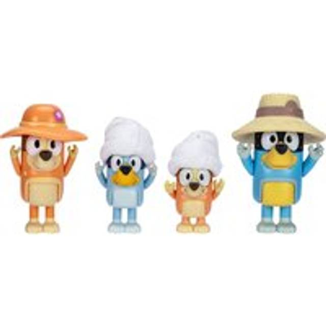 Bluey Figures Family Trip, Set of 4