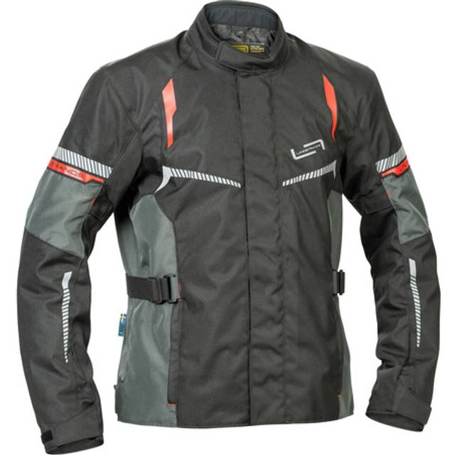 Lindstrands textiljacka Backafall Svart/grå 58 Textil jackor (58)