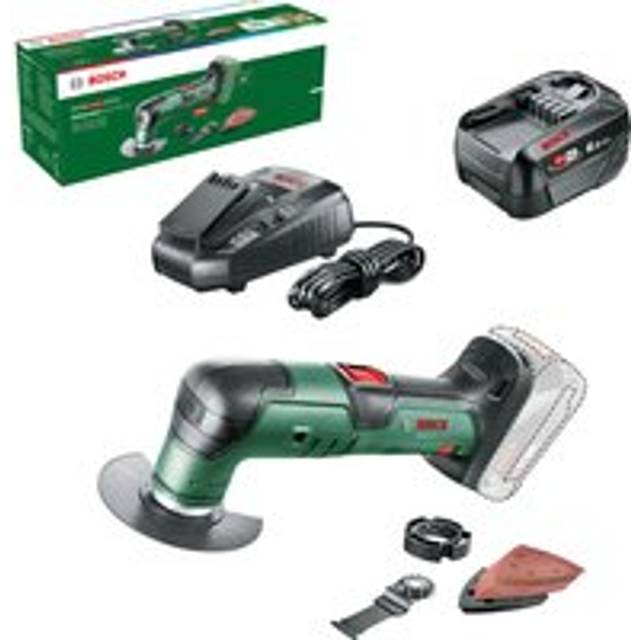 Bosch UNIVERSALMULTI 18V-32 P4A 18v Cordless Starlock Oscillating Multi Tool 1 x 6ah Li-ion Battery Charger No Case