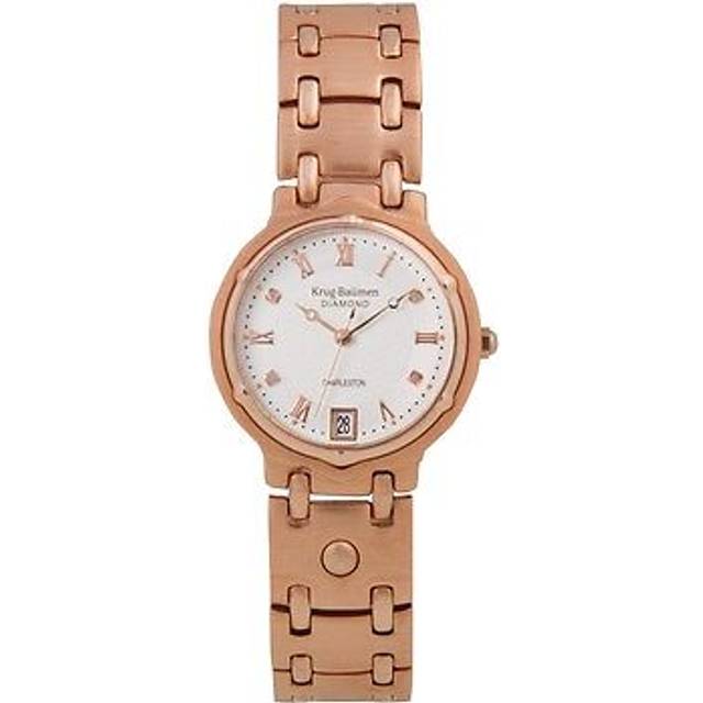5116RDM Charleston Diamond 34mm Quartz Watch - White - One Size