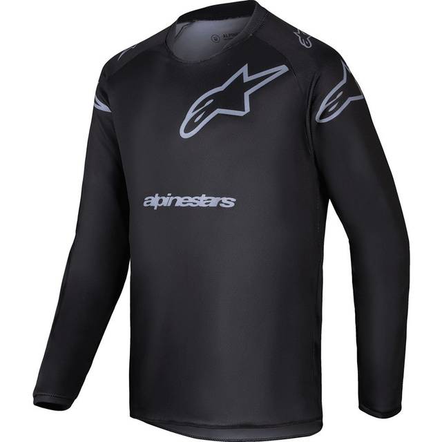 Alpinestars Racer Graphite Youth Motocross Jersey, grey, Size M
