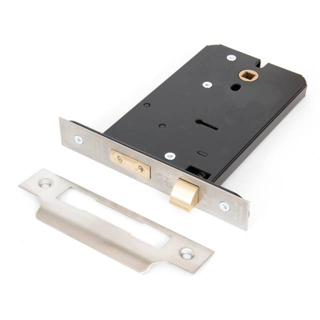 From The Anvil Sss 6" Horizontal 5 Lever Sash Lock, Silver