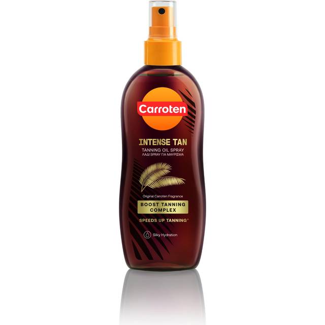 Carrot Intensive Tanning Oil SPF 0, 70 ml – garvning accelerator med morötter och kokosoljor – Vegan garvningsolja med vitaminer A & E