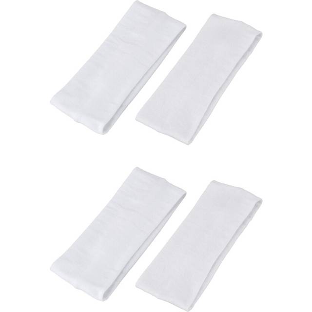 4Pcs Fashion Women Cotton Yoga Hair Band Sports Sweat Lady Headband Popular Women Hair Accessories White