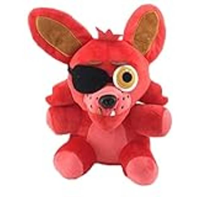 Foxy the Pirate Plysch (25 cm) Kompatibel med Five Night at Freddy FNAF, Five Nights at Freddys gosedjursdockor, leksaker, födelsedagspresent för barn