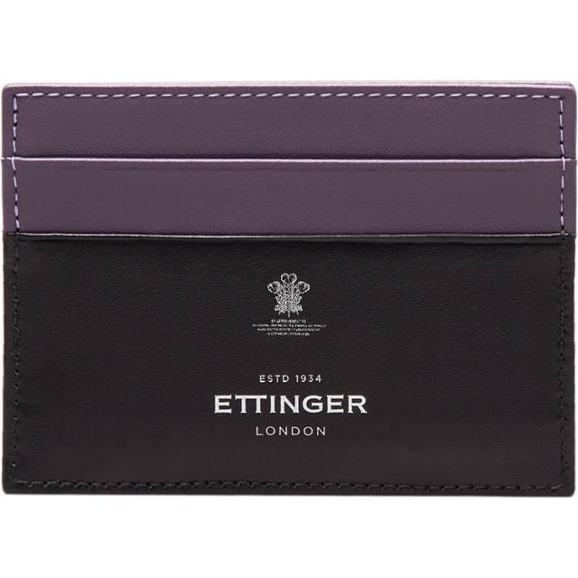 Ettinger Sterling Flat Card Holder - Purple - One size