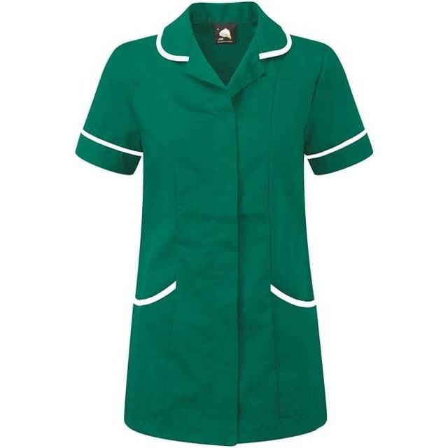 ORN Florence Classic Tunic 8600 Bottle/White Trim 14 Colour: Bottle/Wh