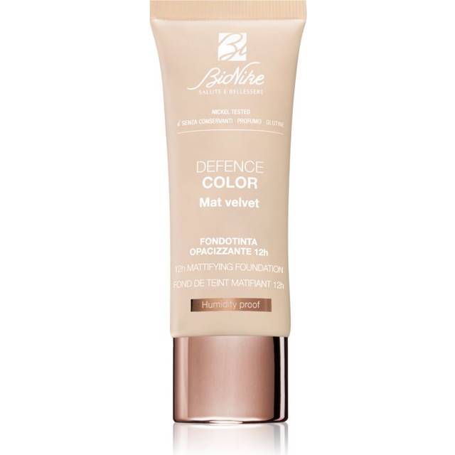BioNike Color Mat Velvet Langtidsholdbar matterende foundation Skygge 401 Ivorie 30 ml