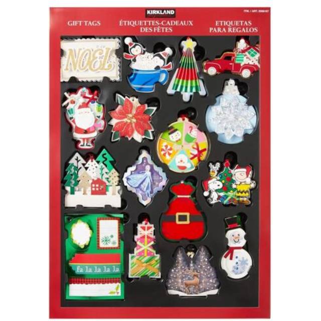 Kirkland Signature Deluxe Christmas Gift Tags - 84 Pack