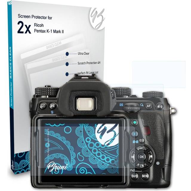 Bruni 2x Protective Film For Ricoh Pentax K-1 Mark Ii Screen Protector