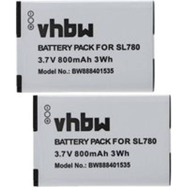 Vhbw - 2x Battery compatible with Bintec-Elmeg D141 dect Wireless Landline Phone (800mAh, 3.7 v, Li-Ion)