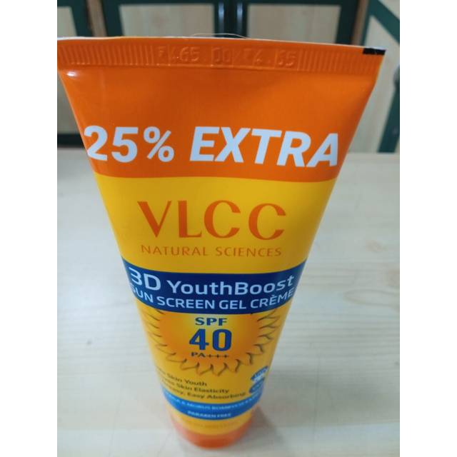 VLCC 3D Youth Boost SPF40 Sun Screen Gel Creme(100gm)