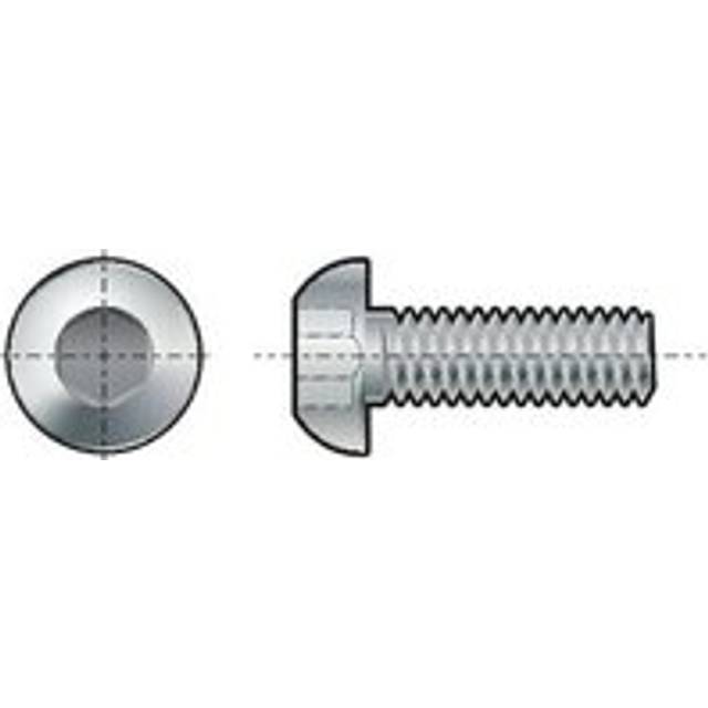 Qualfast - M4X12 Socket Button Head Screw (GR-10.9)- you get 250