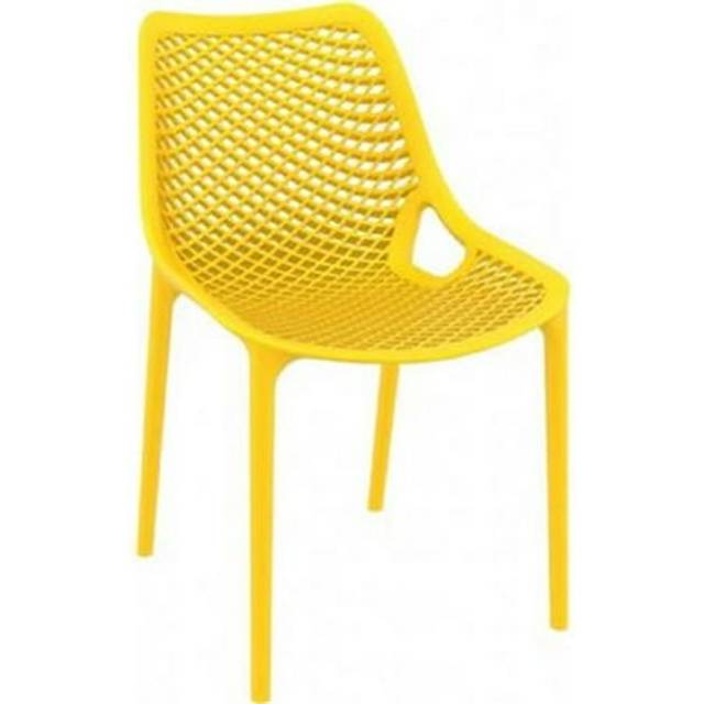 Air Polypropylene Cafe Bistro Side Chair - Yellow