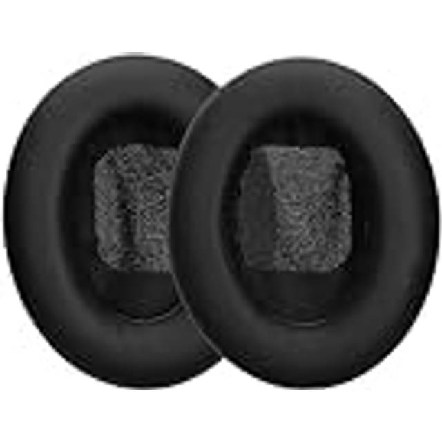 kwmobile Öronkuddar kompatibla med Bose Quietcomform Ultra/QC Ultra Earpads – 2 x ersättning för hörlurar – svart