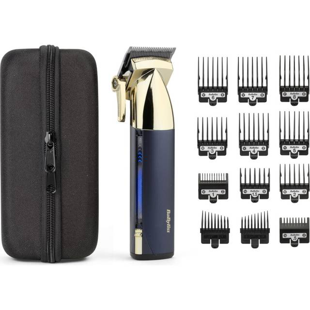 BaByliss Super-X Metal Series Cordless Hair Clipper - Gold/Navy