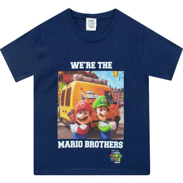 Mario and Luigi T-Shirt - Blue - 9-11 Years
