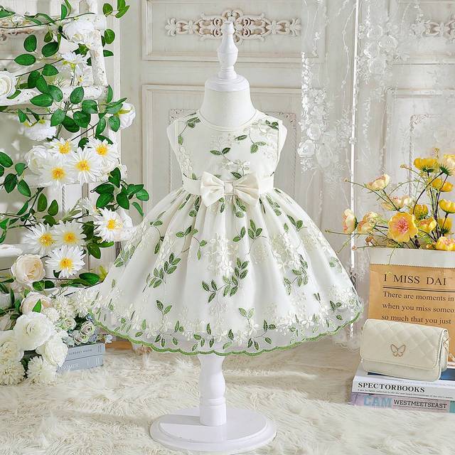 SHEIN Baby Girl Elegant Tulle Princess Dress For Party & Banquet