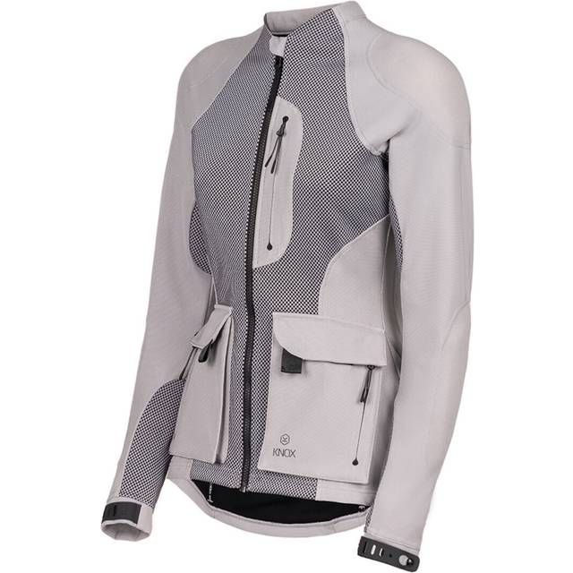 Knox Tor, protector jacket women , color: Light Grey , size: 3XL