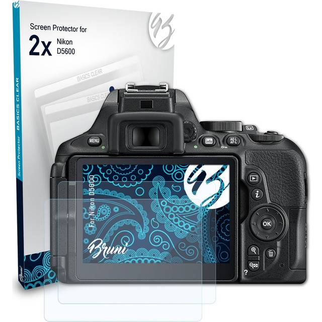 Bruni 2x Protective Film For Nikon D5600 Screen Protector Screen Protection