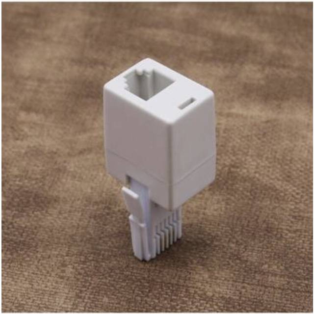 Rj11 to bt plug adaptor - connect adsl dsl cable to bt telephone phone socket