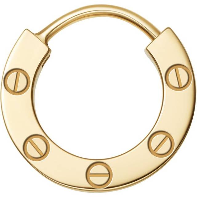 Cartier Yellow Gold Love Hoop Earring - One size