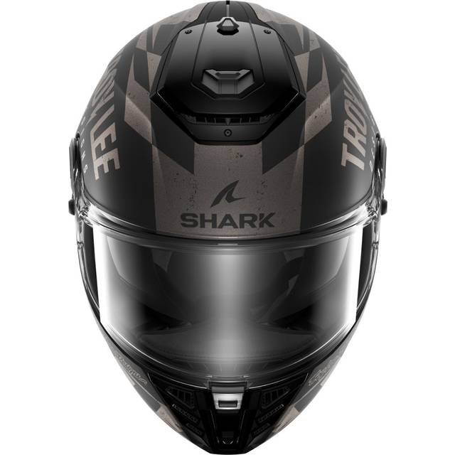 Shark Spartan RS Raceshop Troy Lee, full face helmet , color: Matt Black/Grey , size: XS